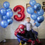 Big 3D Spiderman Iron Man Hero Aluminum Foil Balloons Birthday Party Decorations Kids Cartoon Baby Shower Supplies Gift Globos - Slobuy