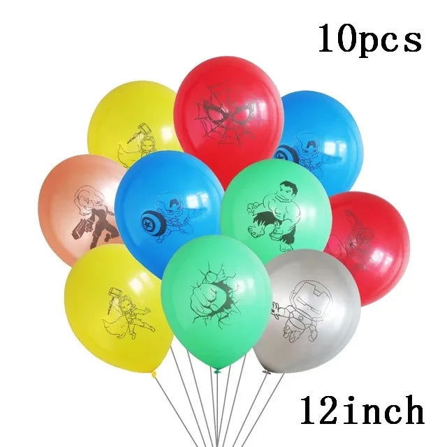 Big 3D Spiderman Iron Man Hero Aluminum Foil Balloons Birthday Party Decorations Kids Cartoon Baby Shower Supplies Gift Globos - Slobuy