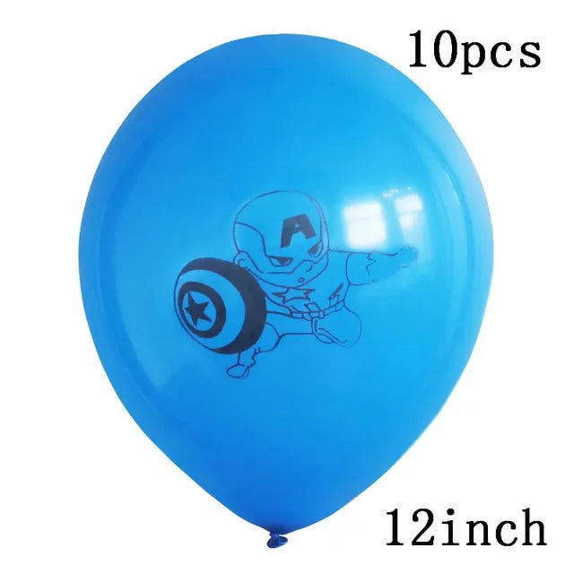 Big 3D Spiderman Iron Man Hero Aluminum Foil Balloons Birthday Party Decorations Kids Cartoon Baby Shower Supplies Gift Globos - Slobuy