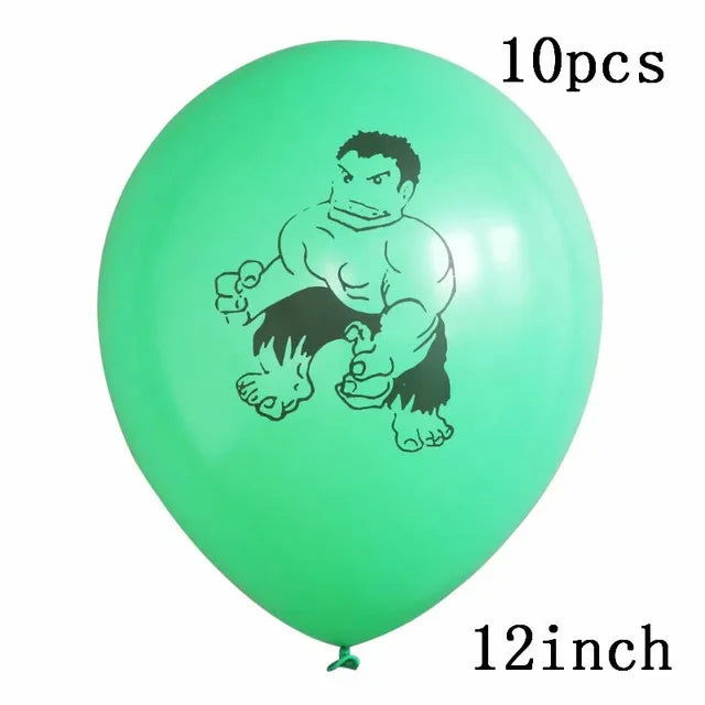 Big 3D Spiderman Iron Man Hero Aluminum Foil Balloons Birthday Party Decorations Kids Cartoon Baby Shower Supplies Gift Globos - Slobuy
