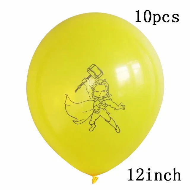 Big 3D Spiderman Iron Man Hero Aluminum Foil Balloons Birthday Party Decorations Kids Cartoon Baby Shower Supplies Gift Globos - Slobuy