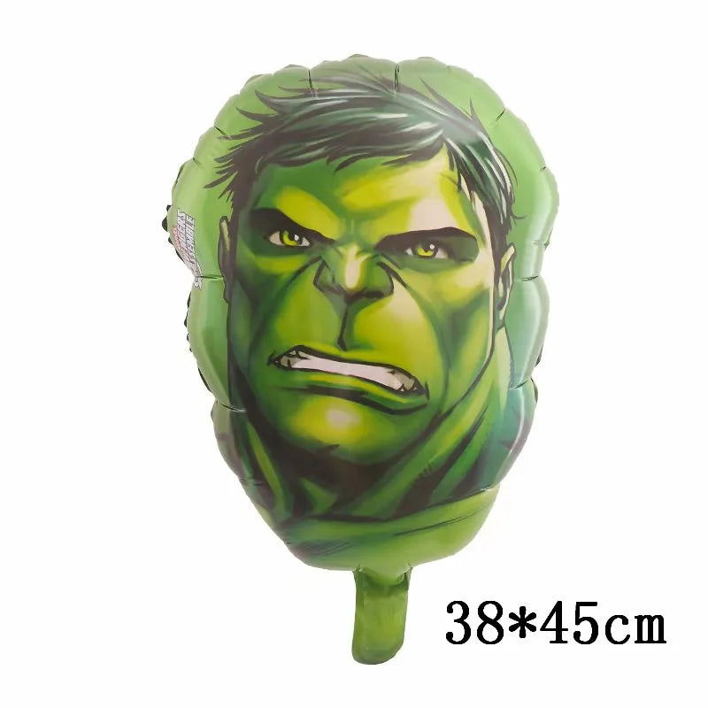 Big 3D Spiderman Iron Man Hero Aluminum Foil Balloons Birthday Party Decorations Kids Cartoon Baby Shower Supplies Gift Globos - Slobuy