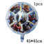 Big 3D Spiderman Iron Man Hero Aluminum Foil Balloons Birthday Party Decorations Kids Cartoon Baby Shower Supplies Gift Globos - Slobuy