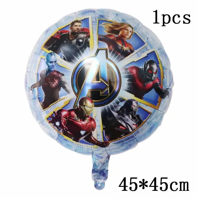 Big 3D Spiderman Iron Man Hero Aluminum Foil Balloons Birthday Party Decorations Kids Cartoon Baby Shower Supplies Gift Globos - Slobuy