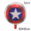 Big 3D Spiderman Iron Man Hero Aluminum Foil Balloons Birthday Party Decorations Kids Cartoon Baby Shower Supplies Gift Globos - Slobuy