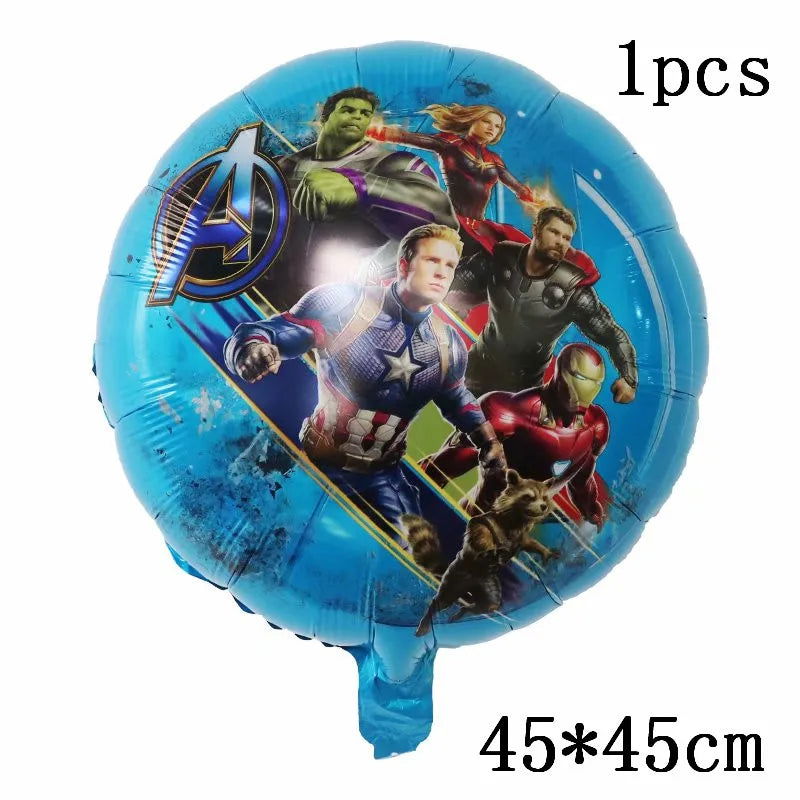 Big 3D Spiderman Iron Man Hero Aluminum Foil Balloons Birthday Party Decorations Kids Cartoon Baby Shower Supplies Gift Globos - Slobuy