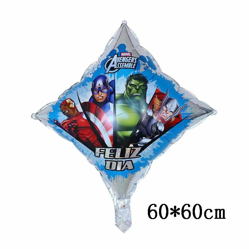Big 3D Spiderman Iron Man Hero Aluminum Foil Balloons Birthday Party Decorations Kids Cartoon Baby Shower Supplies Gift Globos - Slobuy