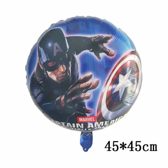 Big 3D Spiderman Iron Man Hero Aluminum Foil Balloons Birthday Party Decorations Kids Cartoon Baby Shower Supplies Gift Globos - Slobuy