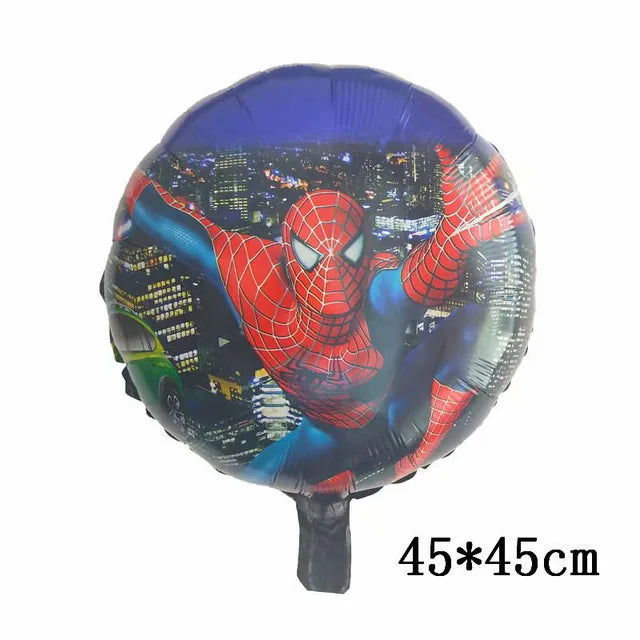 Big 3D Spiderman Iron Man Hero Aluminum Foil Balloons Birthday Party Decorations Kids Cartoon Baby Shower Supplies Gift Globos - Slobuy
