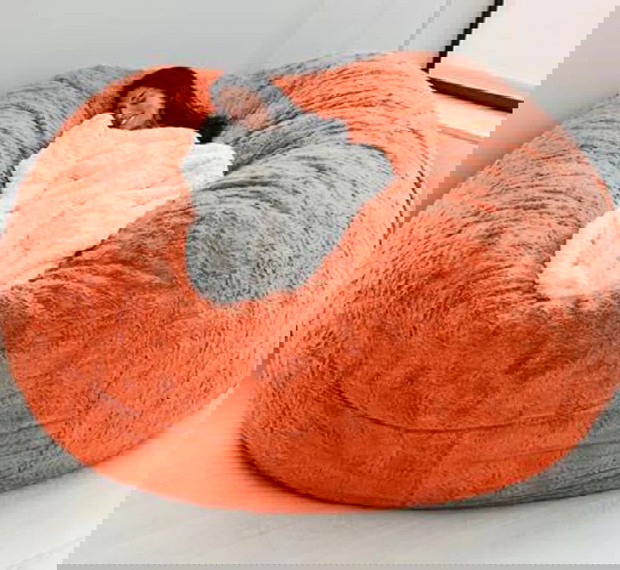 Big Bean Bag Sofa Puff No Filler Floor Seat Futon Lazy Sofa Bed Couch Tatami Comfy Lounge Chair - Slobuy