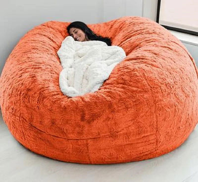 Big Bean Bag Sofa Puff No Filler Floor Seat Futon Lazy Sofa Bed Couch Tatami Comfy Lounge Chair - Slobuy