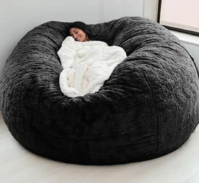 Big Bean Bag Sofa Puff No Filler Floor Seat Futon Lazy Sofa Bed Couch Tatami Comfy Lounge Chair - Slobuy