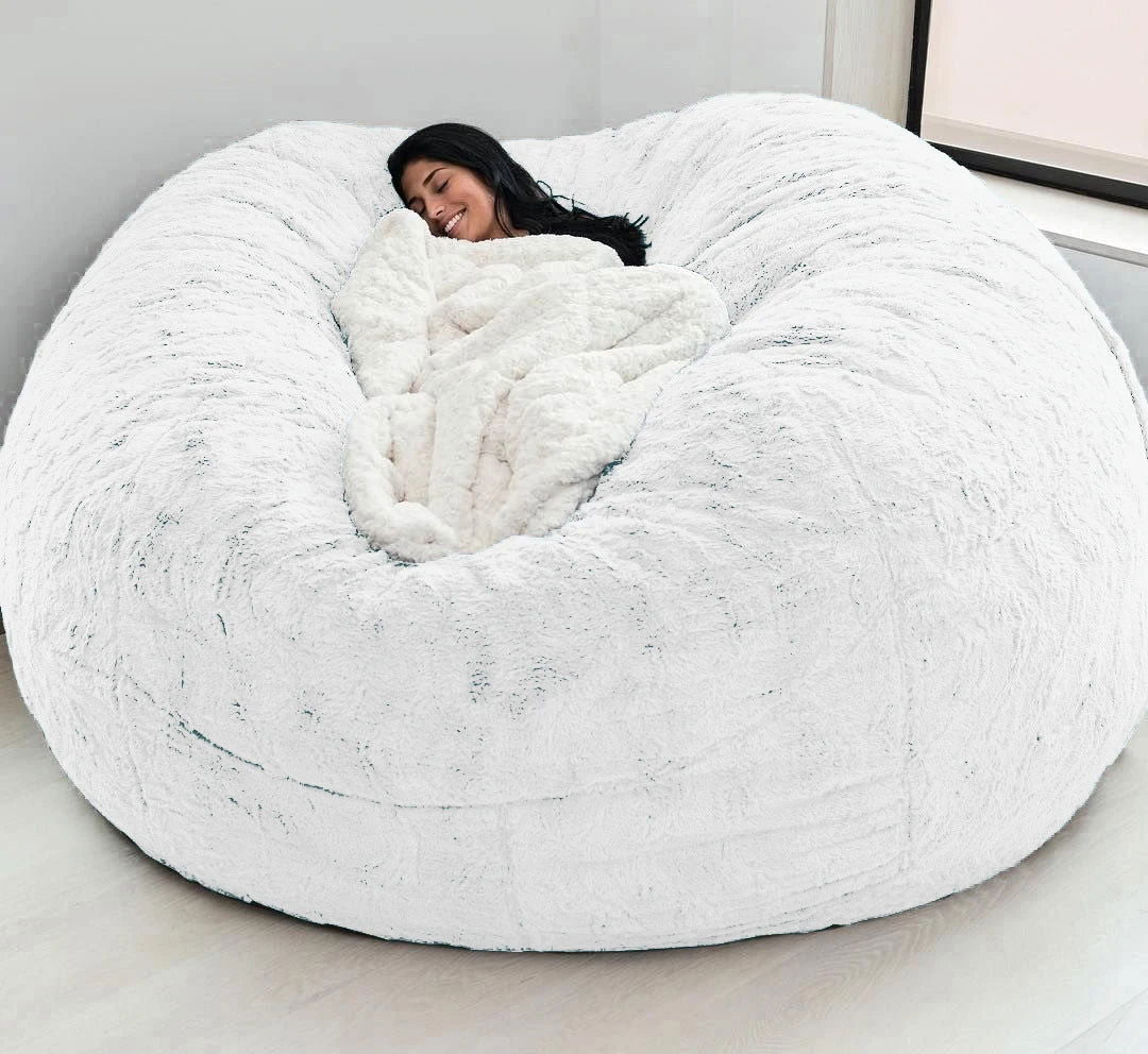Big Bean Bag Sofa Puff No Filler Floor Seat Futon Lazy Sofa Bed Couch Tatami Comfy Lounge Chair - Slobuy