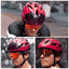 Bike Helmet with LED Tail Light Adult Cycling Helmet Fit 58-62cm Lightweight Breathable Colorful Bicycle Helmets Accessories - Slobuy