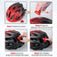 Bike Helmet with LED Tail Light Adult Cycling Helmet Fit 58-62cm Lightweight Breathable Colorful Bicycle Helmets Accessories - Slobuy