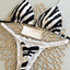Bikini High Waist Swimsuit Sexy Thong Bikini Set Zebra Print Women Brazilian Swimwear 2023 New Biquini Swim Bathing Suits Women - Slobuy