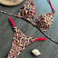 Bikini High Waist Swimsuit Sexy Thong Bikini Set Zebra Print Women Brazilian Swimwear 2023 New Biquini Swim Bathing Suits Women - Slobuy