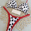 Bikini High Waist Swimsuit Sexy Thong Bikini Set Zebra Print Women Brazilian Swimwear 2023 New Biquini Swim Bathing Suits Women - Slobuy