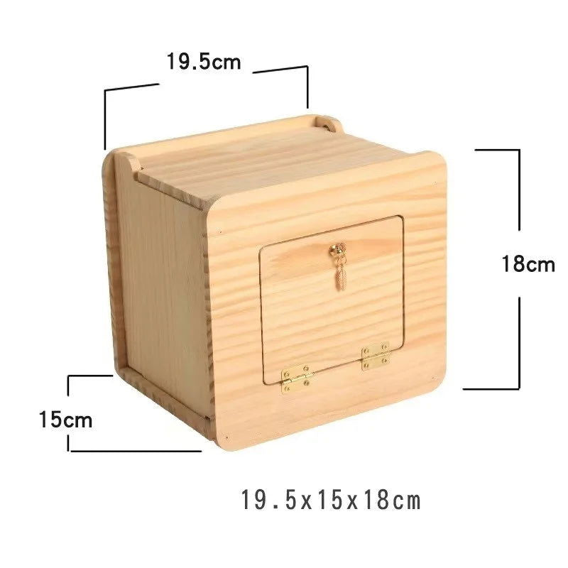 Bird Box Nesting Parakeet Cage House Houses Cockatiel Wooden Parrot Budgie Breeding Parakeets Wood Cages Boxes Home Supplies - Slobuy