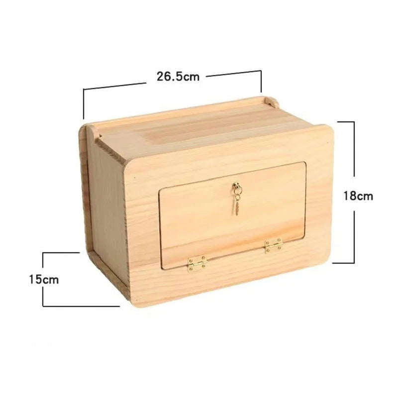 Bird Box Nesting Parakeet Cage House Houses Cockatiel Wooden Parrot Budgie Breeding Parakeets Wood Cages Boxes Home Supplies - Slobuy