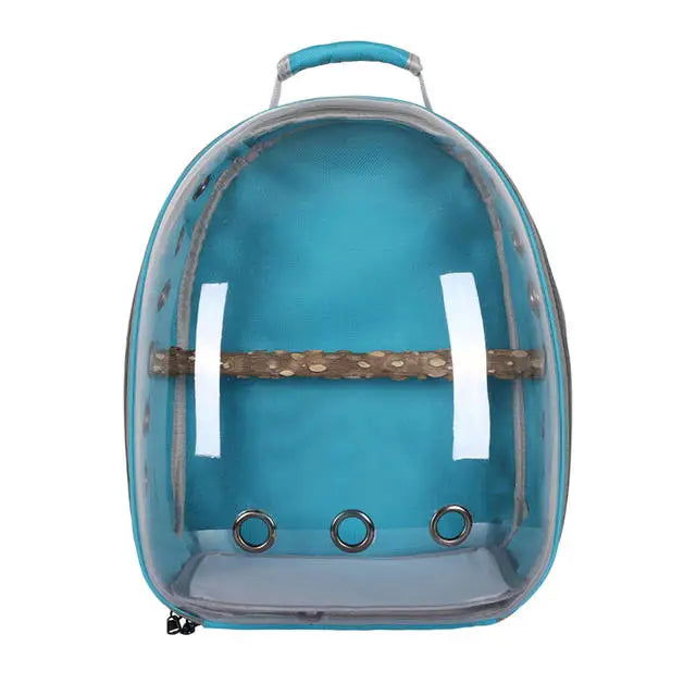 Bird Carrier Bag Parrot Carrying Bag Portable Pet Carrier Backpack for Parakeet Cockatiel Bunny Travel Transparent Pet Bird Cage - Slobuy