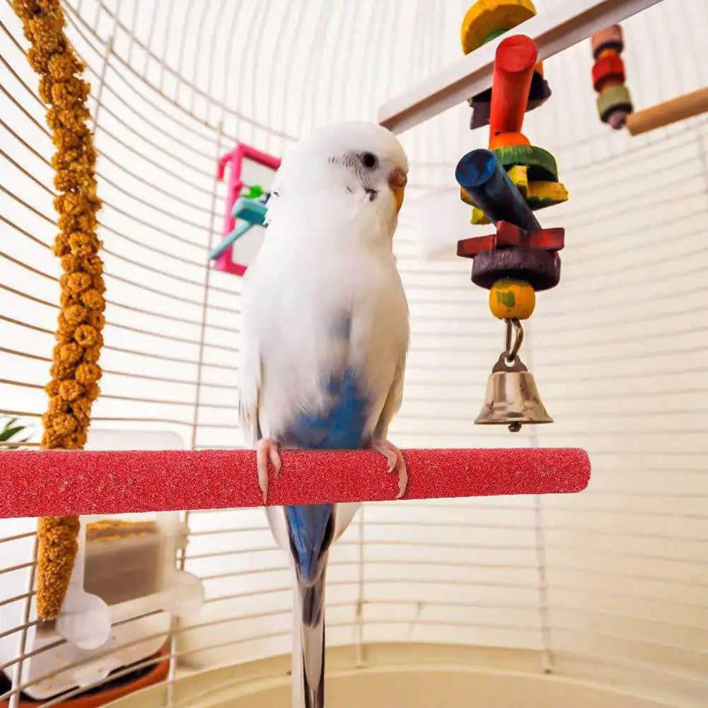 Bird Claw Beak Grinding Bar Standing Stick Parrot Station Pole Bird Supplies Parrot Grinding Stand Claws Cage Accessories - Slobuy