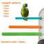 Bird Claw Beak Grinding Bar Standing Stick Parrot Station Pole Bird Supplies Parrot Grinding Stand Claws Cage Accessories - Slobuy