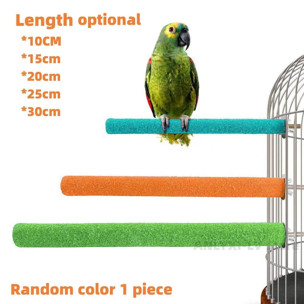 Bird Claw Beak Grinding Bar Standing Stick Parrot Station Pole Bird Supplies Parrot Grinding Stand Claws Cage Accessories - Slobuy
