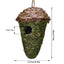 Bird House Hummingbird Hanging Bird Hut Green Nest Moss Roosting Woven Birdhouse Bird Cage for Outdoor Courtyard Patio Decor - Slobuy