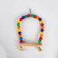 Bird Mirror Wooden Interactive Play Toy With Perch For Small Parrot Budgies Parakeet Cockatiel Conure Lovebird Cage Accessories - Slobuy