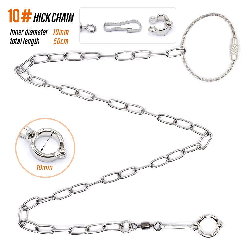 Bird Parrot Foot Chain Stainless Steel Ankle Foot Ring Stand Chain Outdoor Flying Training Starling  Pigeon  Bird Accessories - Slobuy