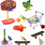 Bird Training Toy Supplies Basketball Stand Lovebird Shopping Cart Bird Toy Shoes Canary Skateboard Parrot Toy Accessories - Slobuy