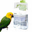 Bird Water Dispenser Bird Food Feeder Automatic Parakeet Bird Waterer Food Feeder Dispenser for Parrot Bird Cage Accessories - Slobuy