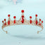 Black Big Rhinestone Crystal Rhinestone Party Wedding Hair Jewelry Accessories Birthday Tiaras Halloween Crown Women - Slobuy