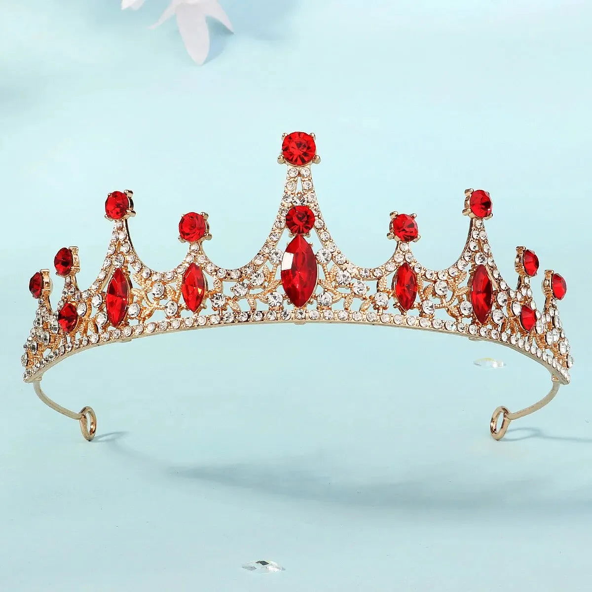 Black Big Rhinestone Crystal Rhinestone Party Wedding Hair Jewelry Accessories Birthday Tiaras Halloween Crown Women - Slobuy