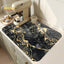 Black Marbling Super Absorbent Tableware Dish Drying Mat Kitchen Bottle Anti-slip Rug Luxury Kettle Dinnerware Bar Counter Tool - Slobuy