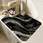 Black Marbling Super Absorbent Tableware Dish Drying Mat Kitchen Bottle Anti-slip Rug Luxury Kettle Dinnerware Bar Counter Tool - Slobuy