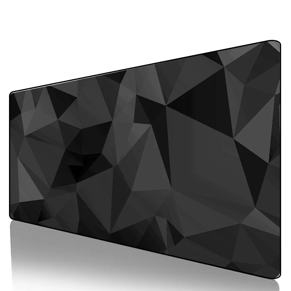 Black Mouse Pad Rug Deskpad Slipmat 90x40 Mat Computer Beat Pad Desk Protection Rubber Mouse Pad - Slobuy