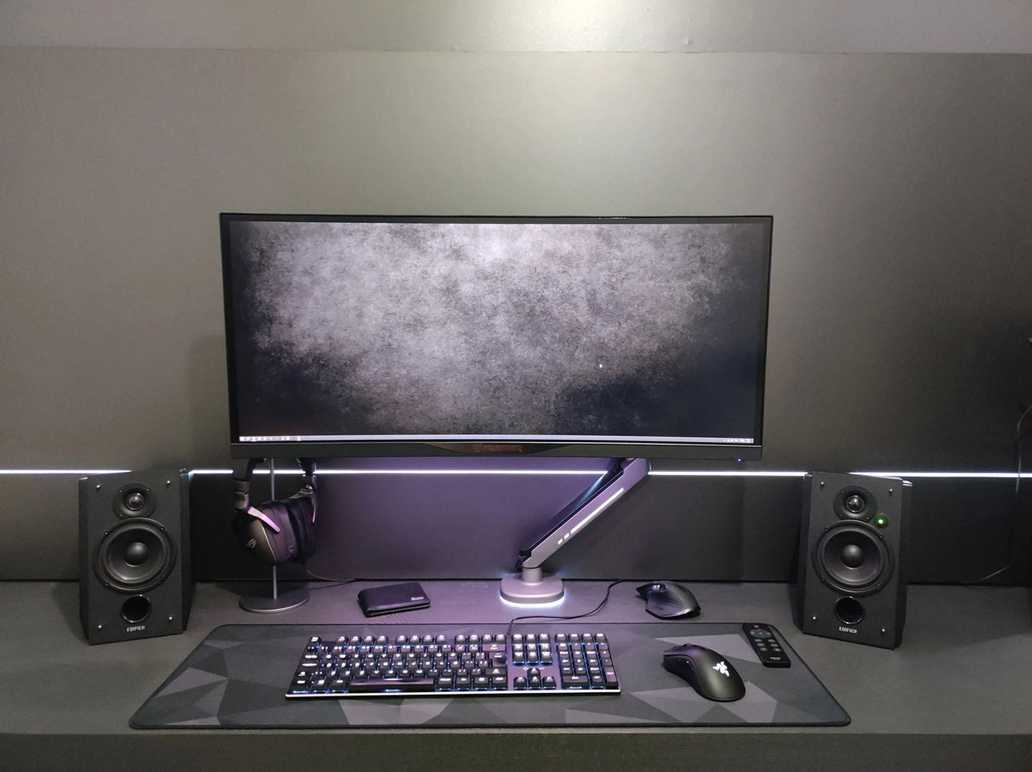 Black Mouse Pad Rug Deskpad Slipmat 90x40 Mat Computer Beat Pad Desk Protection Rubber Mouse Pad - Slobuy