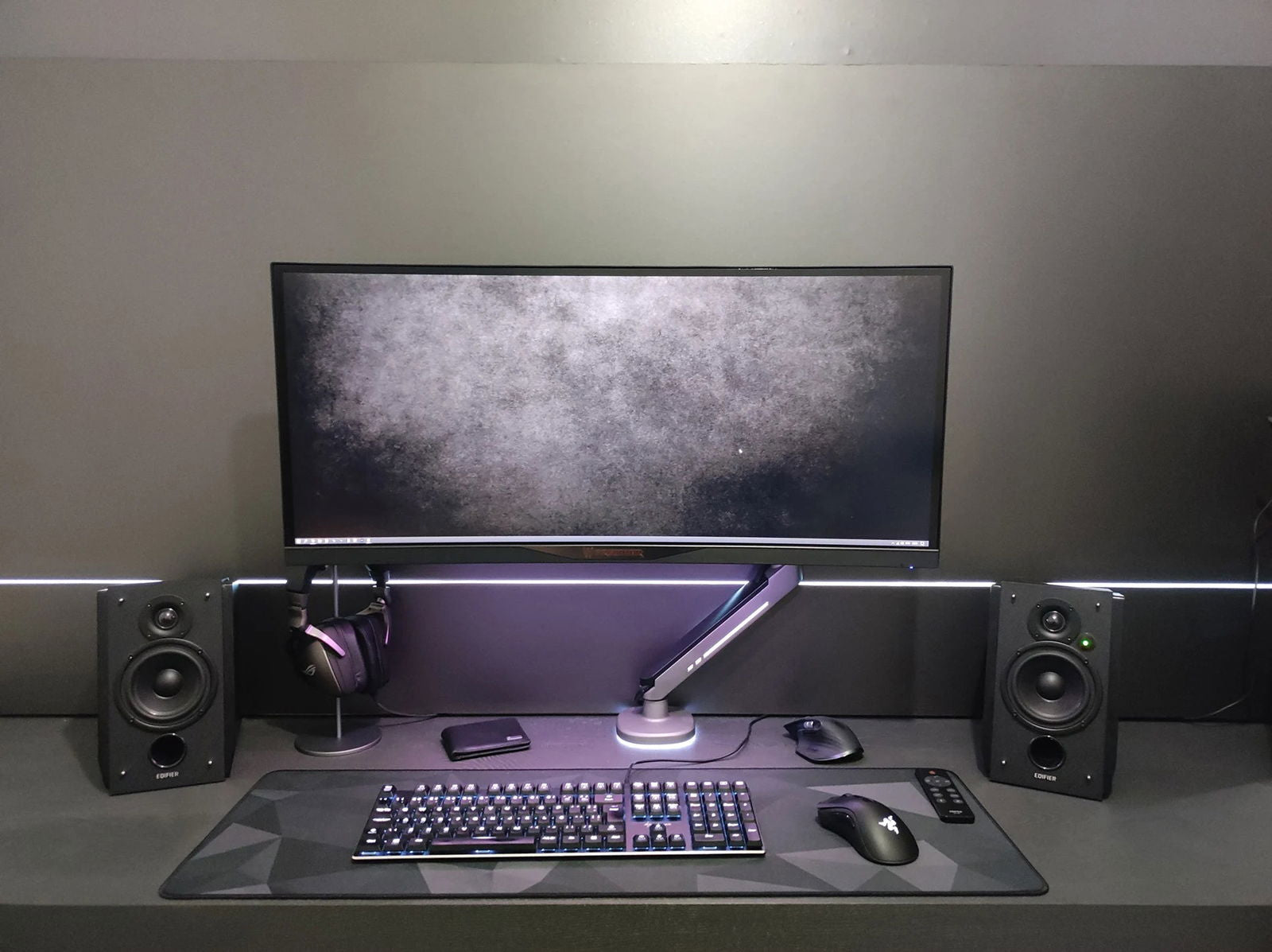 Black Mouse Pad Rug Deskpad Slipmat 90x40 Mat Computer Beat Pad Desk Protection Rubber Mouse Pad - Slobuy