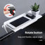 1pc White/Black TV Set Top Box Storage Rack Remote Control Router Small Accessories Multi Functional Adjustable Hanging Rack - Slobuy