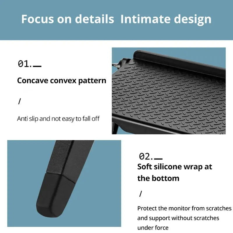 1pc White/Black TV Set Top Box Storage Rack Remote Control Router Small Accessories Multi Functional Adjustable Hanging Rack - Slobuy