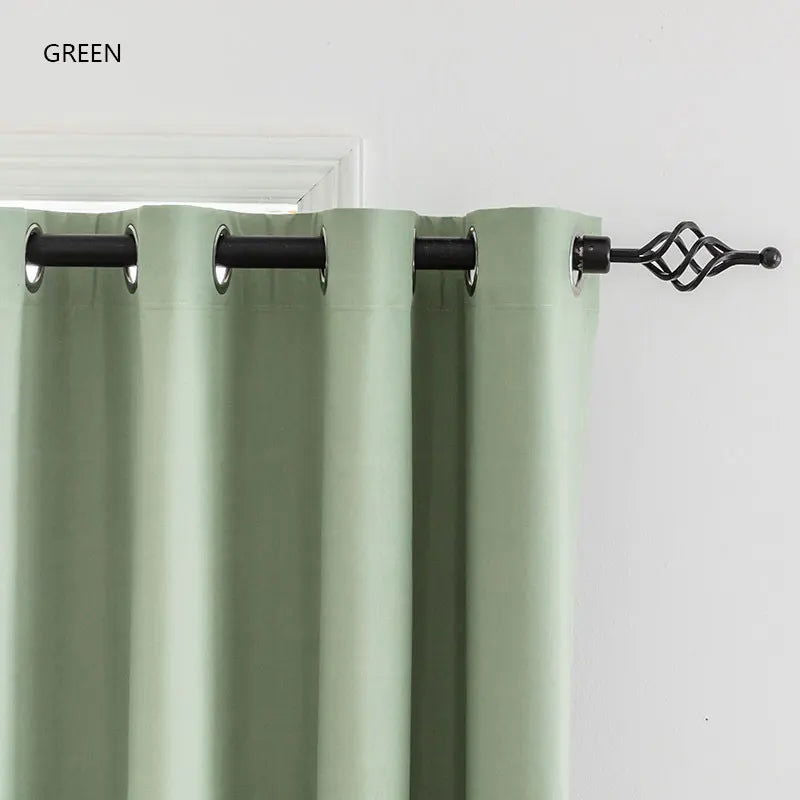 Blackout Curtains for Living Room  Full Light Blocking Drapes With Black Backing Thermal Insulated Grommet Panels for Bedroom - Slobuy