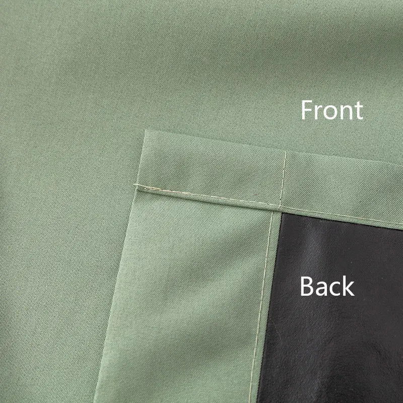 Blackout Curtains for Living Room  Full Light Blocking Drapes With Black Backing Thermal Insulated Grommet Panels for Bedroom - Slobuy