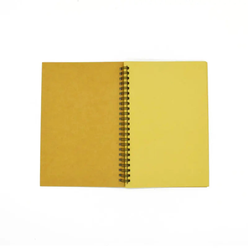 Blank Notebook A5 A6 Spiral Sketchbook Graffiti Notebook Diary Jouranl school supplies 50 Sheets Kawaii korean stationery - Slobuy
