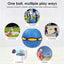 Blue Flying Saucer Ball Outdoor Parent Children Toy Foot Magic Deformation Foot Pressure Decompression Vent Ball - Slobuy