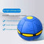 Blue Flying Saucer Ball Outdoor Parent Children Toy Foot Magic Deformation Foot Pressure Decompression Vent Ball - Slobuy