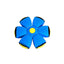 Blue Flying Saucer Ball Outdoor Parent Children Toy Foot Magic Deformation Foot Pressure Decompression Vent Ball - Slobuy