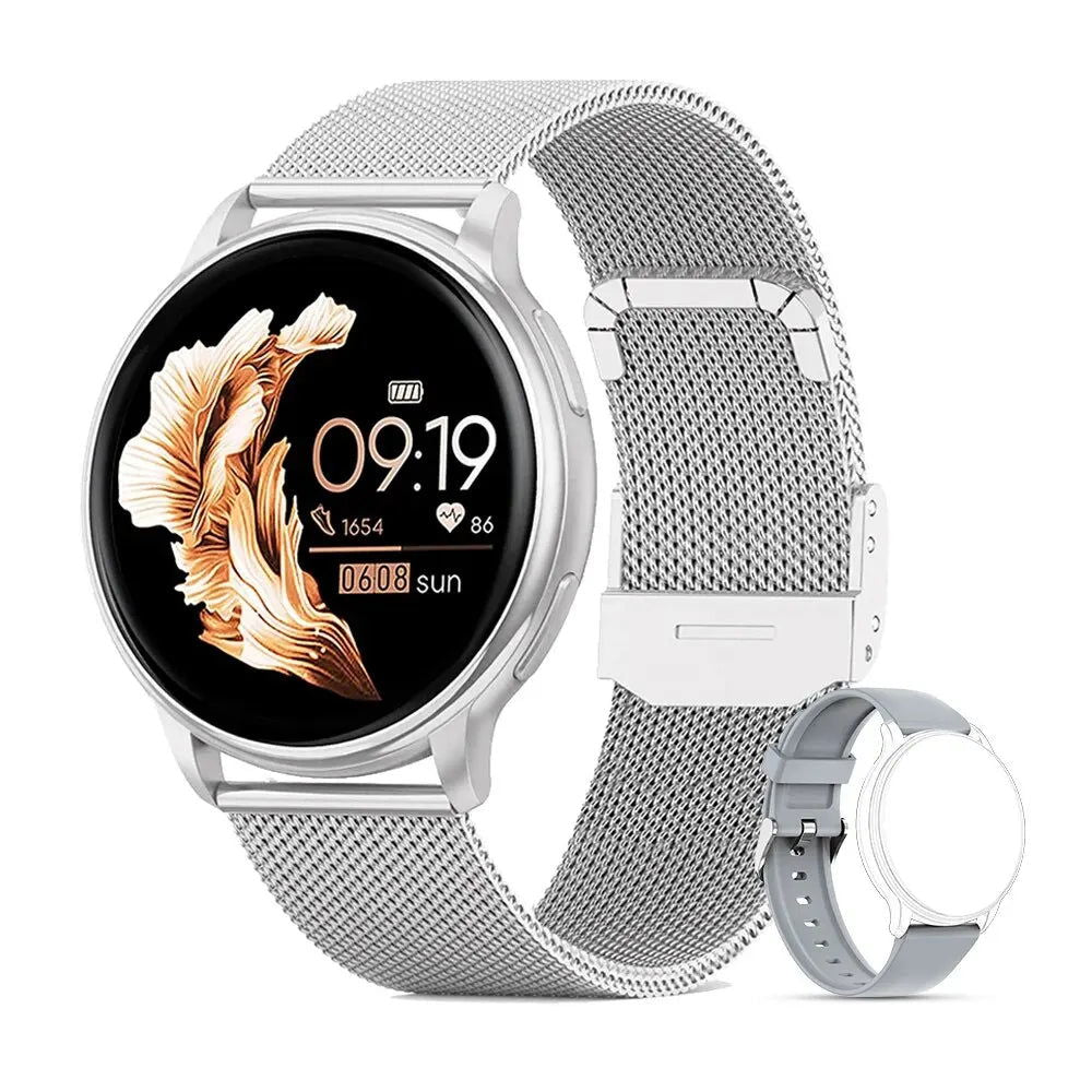 Bluetooth Call Smart Watch Women Custom Dial Steel Watches Men Sports Fitness Tracker Heart Rate Smartwatch For Android IOS G35 - Slobuy