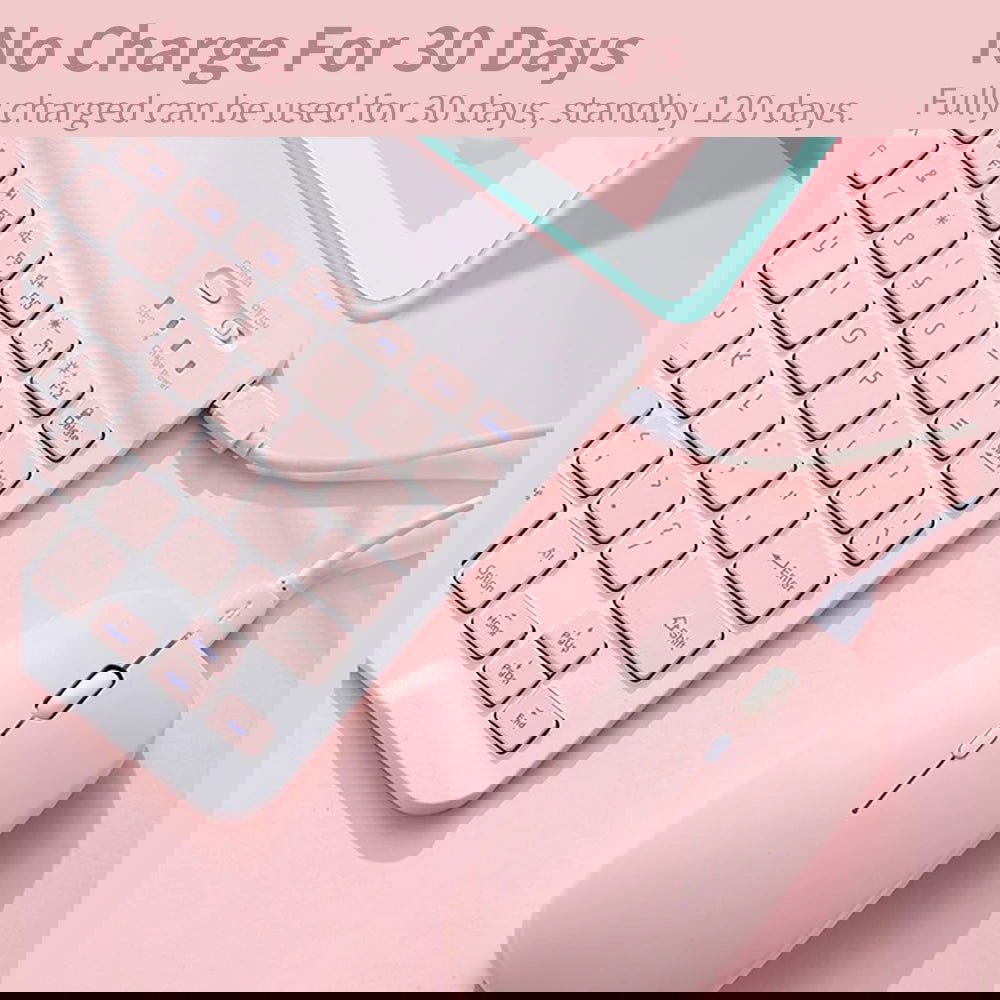 Bluetooth Keyboard and Mouse For iPad Xiaomi Samsung Huawei Phone Tablet Slim Mini Wireless Keyboard For Android IOS Windows - Slobuy